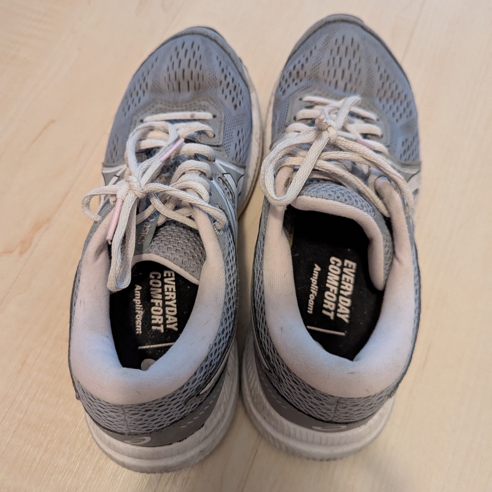 Asics Gray and White Women's Sneakers